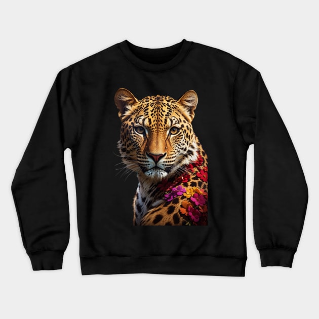 Leopard head Crewneck Sweatshirt by ART-23